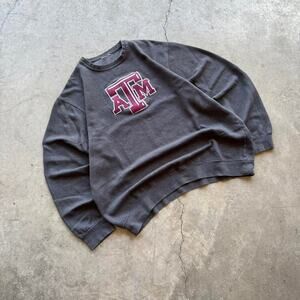 Vintage Texas A&M Crewneck Dark Grey